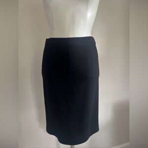 Emporio Armani Classic Black Pencil Skirt